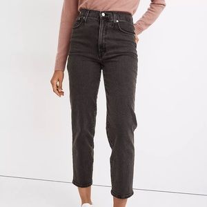 Madewell The Perfect Vintage Straight Crop Jean in Lunar Wash | Size 32